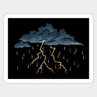 Joyous June Thunderstorms Sticker